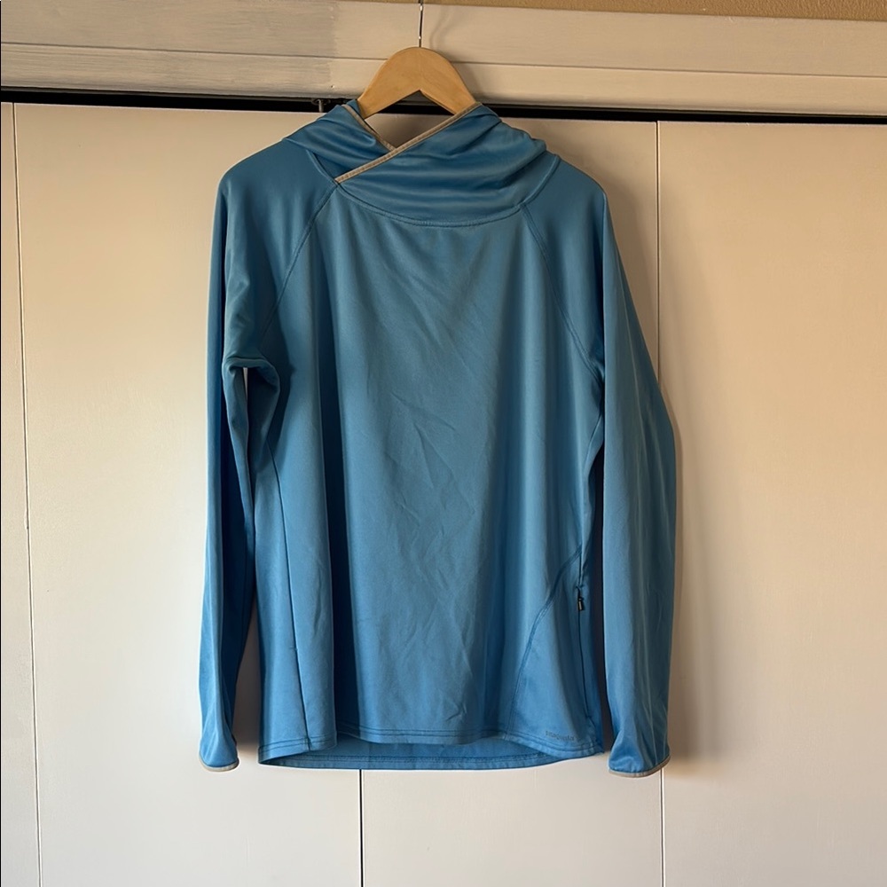 Blue Patagonia Long Sleeve UPF Hoodie
